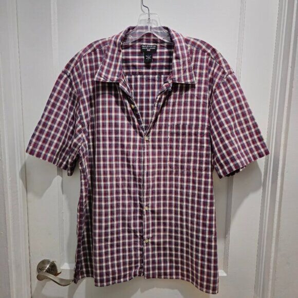 POLO JEAN CO. Ralph Lauren Short Sleeve Casual Men's Shirt - Large - Picture 1 of 13